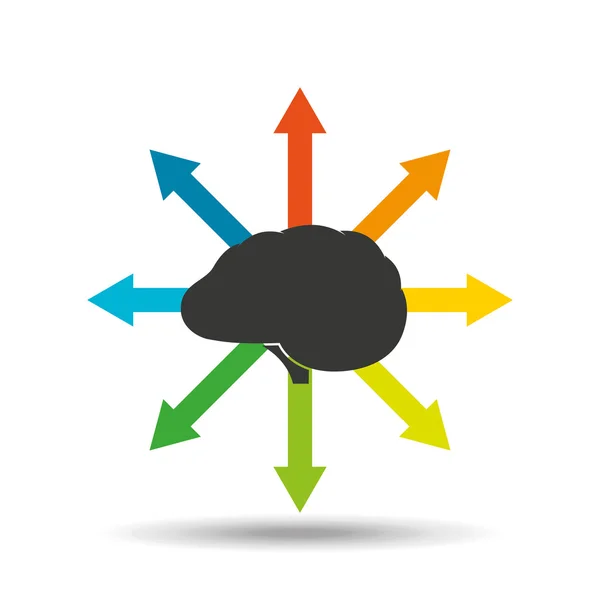 Projektowania burza mózgu — Wektor stockowy