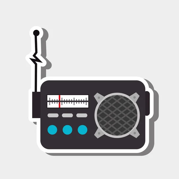 Radio retro design — Stockvector