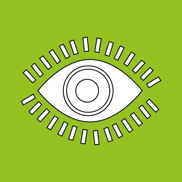 Diseño del icono del ojo — Vector de stock