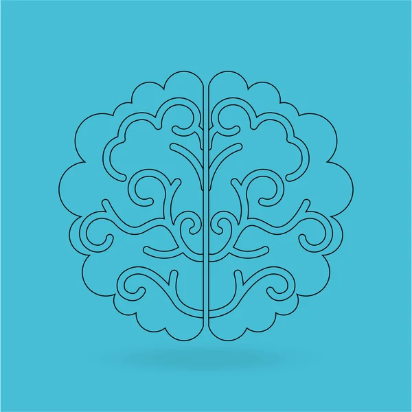 Diseño de tormenta cerebral — Vector de stock