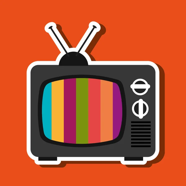 Tv retro diseño — Archivo Imágenes Vectoriales