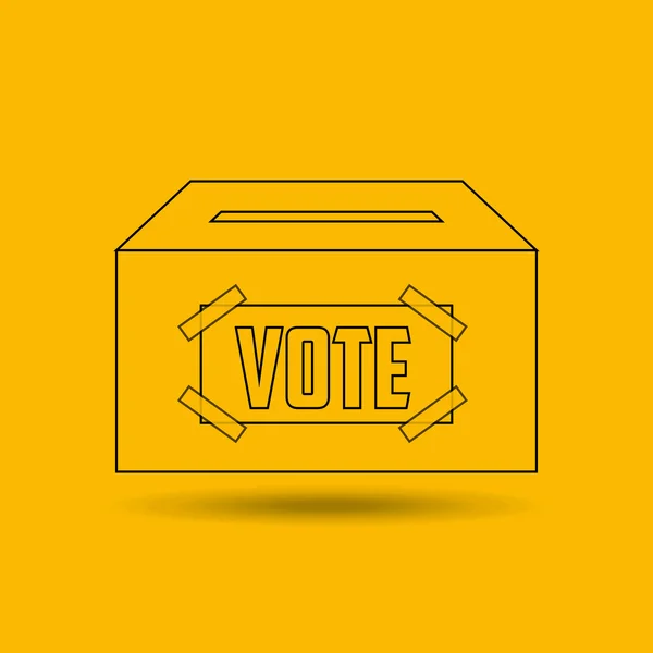 Σχεδιασμός ημέρα των εκλογών — Διανυσματικό Αρχείο