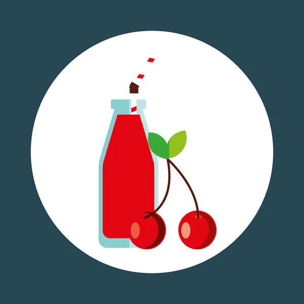 Juice fruit  design — Stock Vector