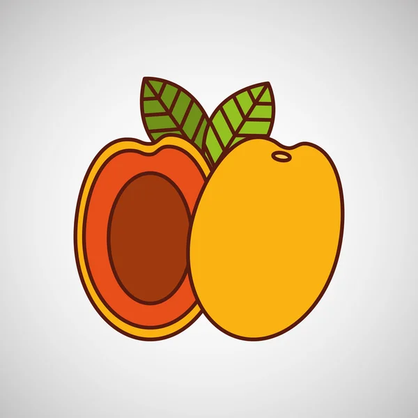 Färsk frukt design — Stock vektor