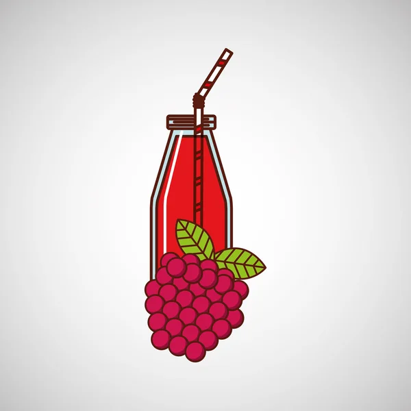 Conception de jus de fruits — Image vectorielle