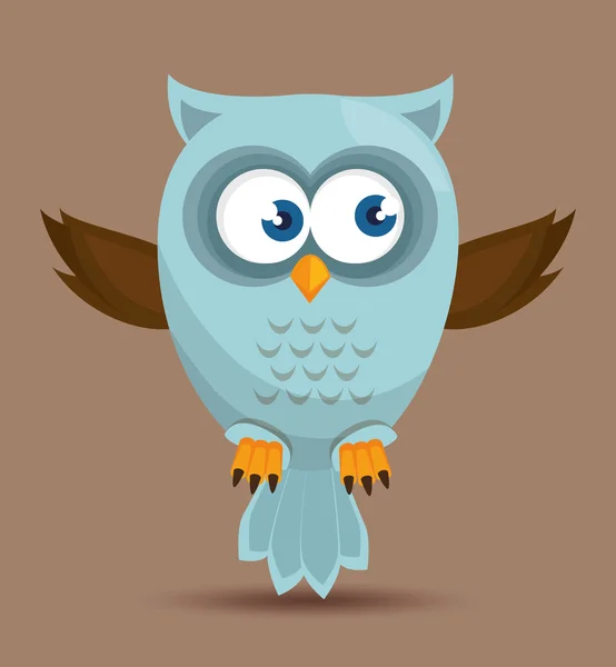 Owl character design — Stock Vector