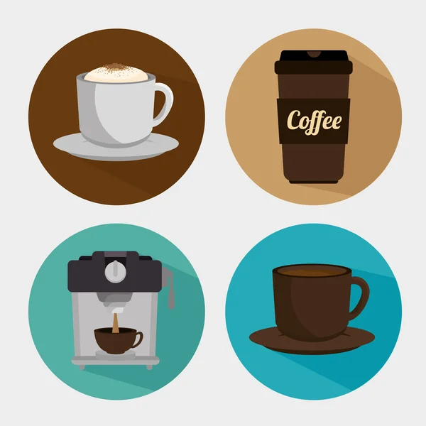 Vynikající kávu design — Stockový vektor