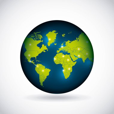 Dünya harita tasarım