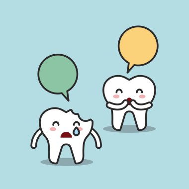 dişlerle ilgili sağlık bilgisi tasarım