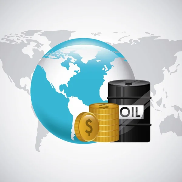 Oil prices  design — Stock Vector