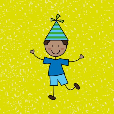 mutlu çocuk parti tasarımı