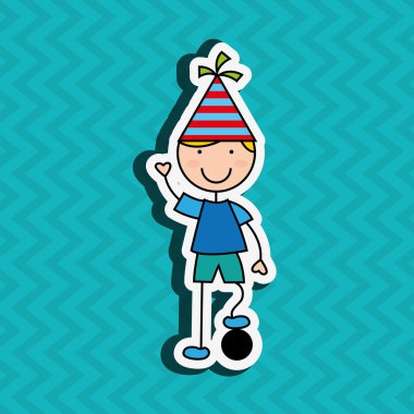 mutlu çocuk parti tasarımı