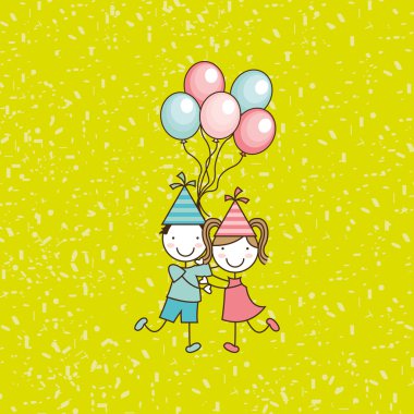 mutlu çocuk parti tasarımı