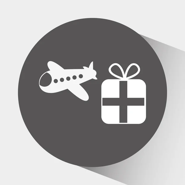 Juguetes regalo diseño — Vector de stock