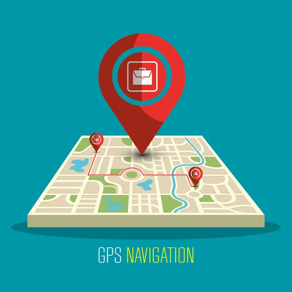 Gps ナビゲーションのデザイン ロイヤリティフリーストックベクター