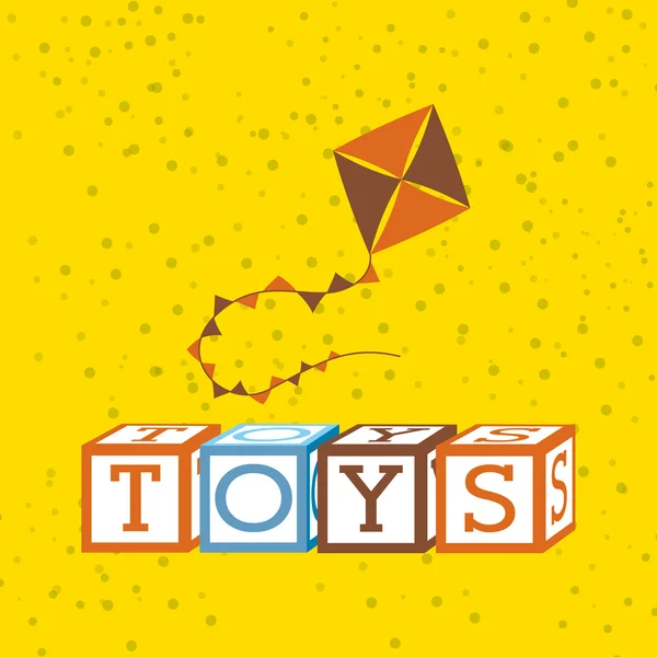 玩具的孩子设计 — 图库矢量图片