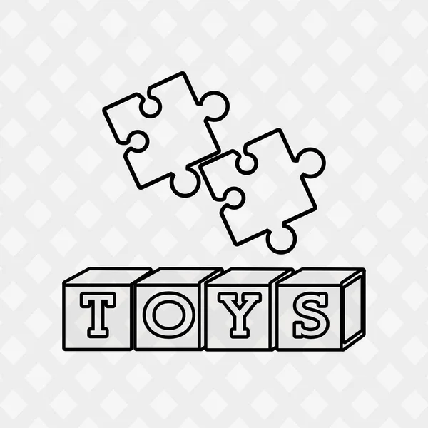 Leksaker kids design — Stock vektor