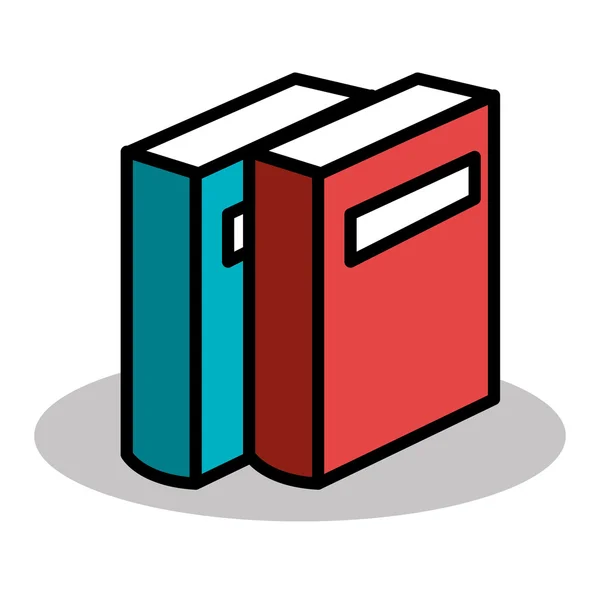 Educatieve boeken design — Stockvector