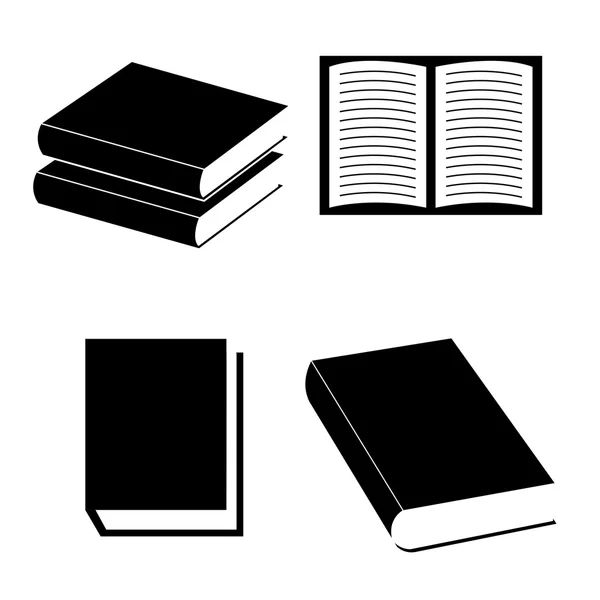 Libros educativos diseño — Vector de stock