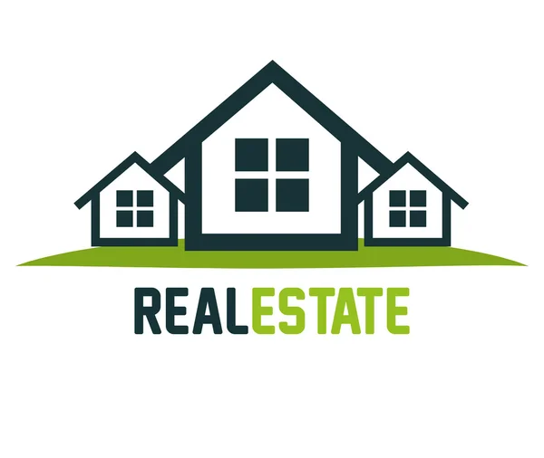 Real estate company design — Stock Vector