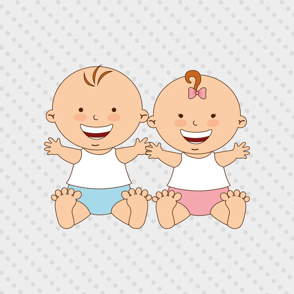 baby shower icon design