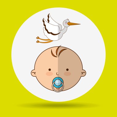 Bebek duş simgesi tasarım
