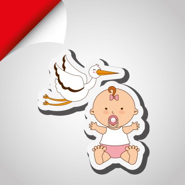 Bebek duş simgesi tasarım