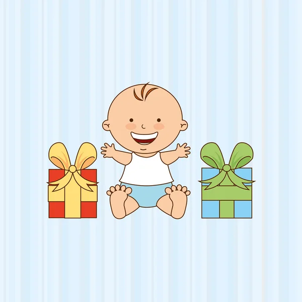 Baby shower icon design — Stock Vector