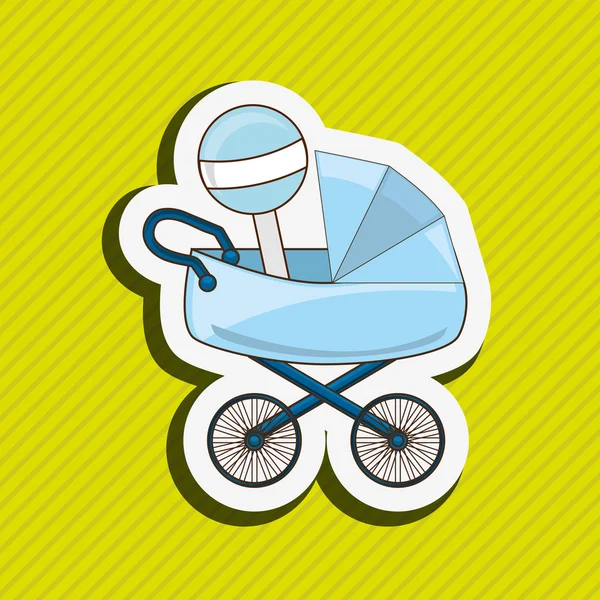 Baby shower icon design — Stock Vector