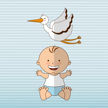 Bebek duş simgesi tasarım