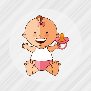 Bebek duş simgesi tasarım