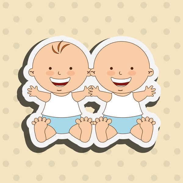 baby shower icon design