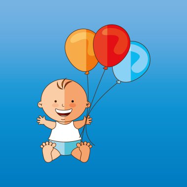 Bebek duş simgesi tasarım