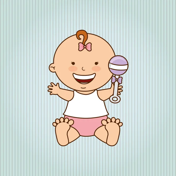 Μωρό ντους εικονίδιο σχεδιασμός — Διανυσματικό Αρχείο