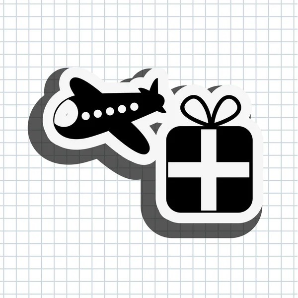 Speelgoed cadeau ontwerp — Stockvector