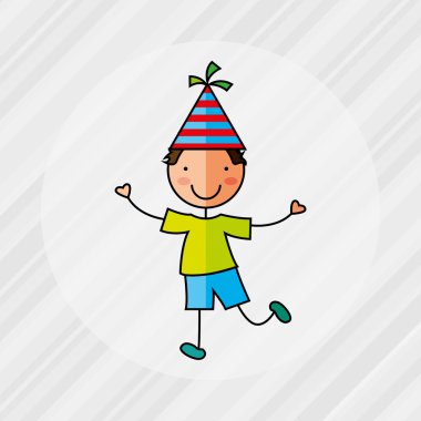 mutlu çocuk parti tasarımı