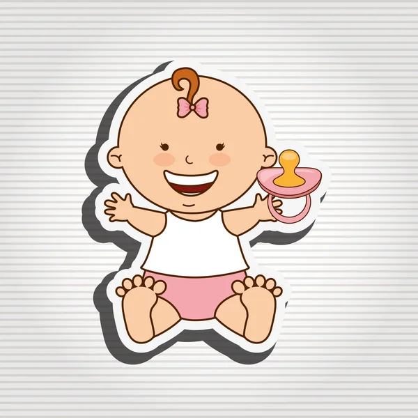 Baby shower icon design — Stock Vector