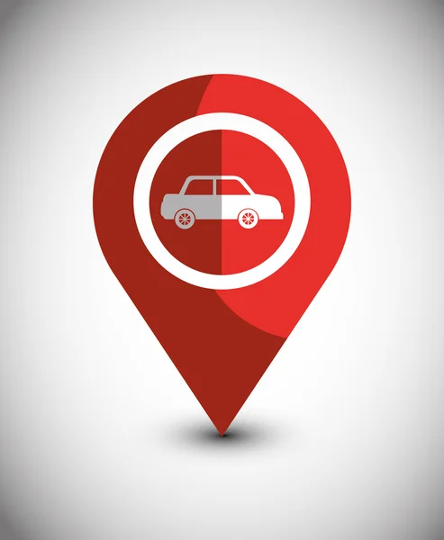 GPS navigasyon tasarım — Stok Vektör