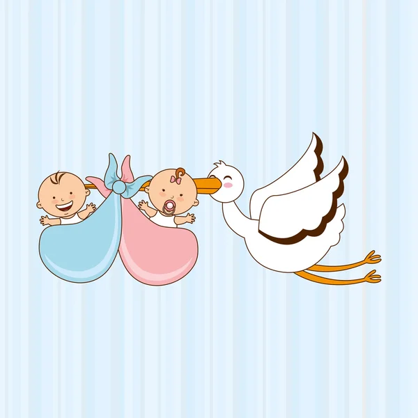 Baby shower icon design — Stock Vector