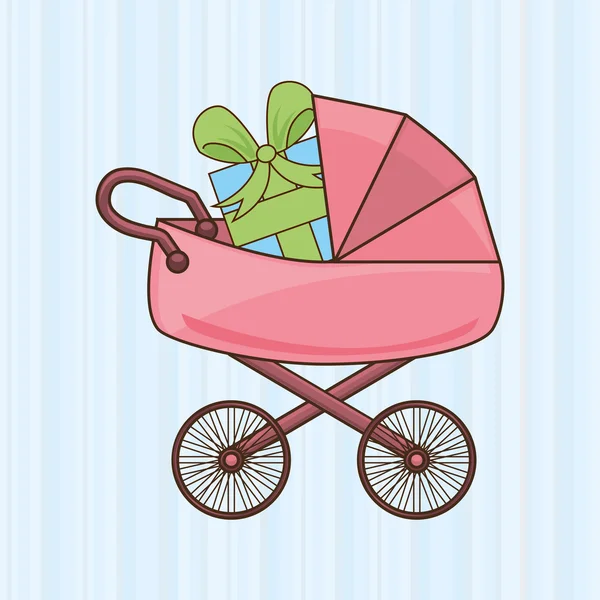 Baby shower ikona designu — Wektor stockowy