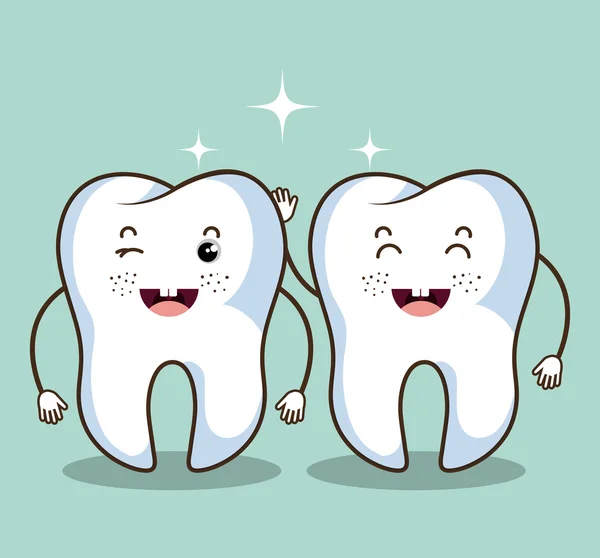 Diseño de cuidado dental — Vector de stock