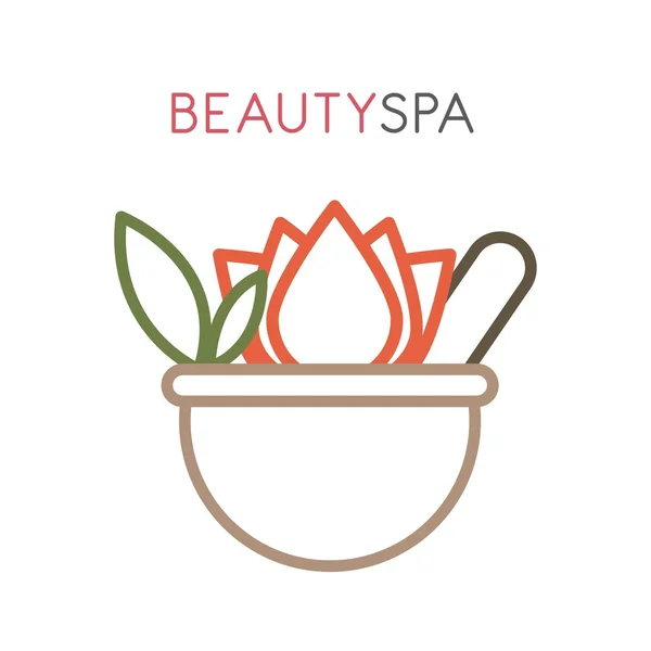Beauty spa design — Stock vektor