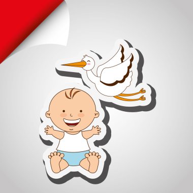 Bebek duş simgesi tasarım