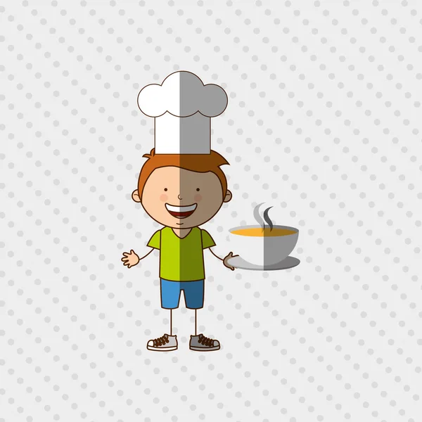 Kinder kochen Design — Stockvektor