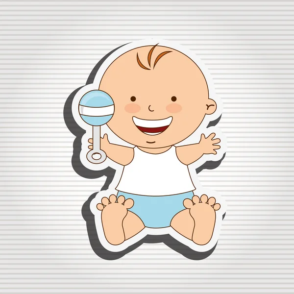 Baby shower icon design — Stock Vector