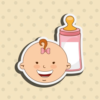 Bebek duş simgesi tasarım