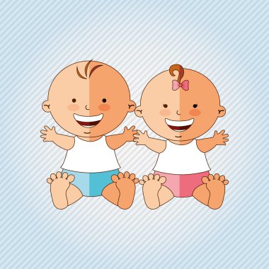 Bebek duş simgesi tasarım