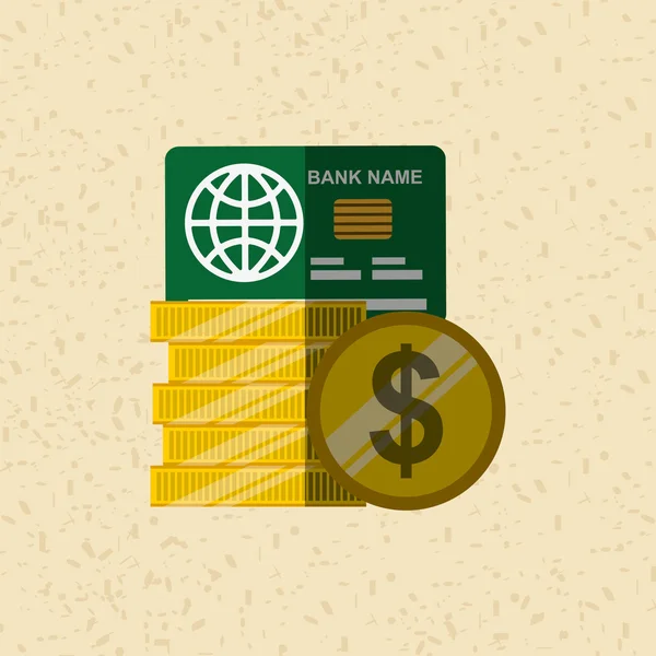 Πιστωτική κάρτα σχεδιασμού — Διανυσματικό Αρχείο