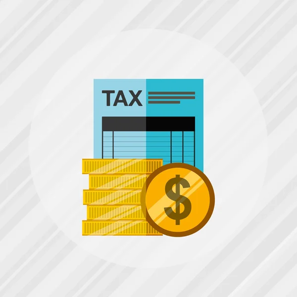 Tax time design — Stock Vector