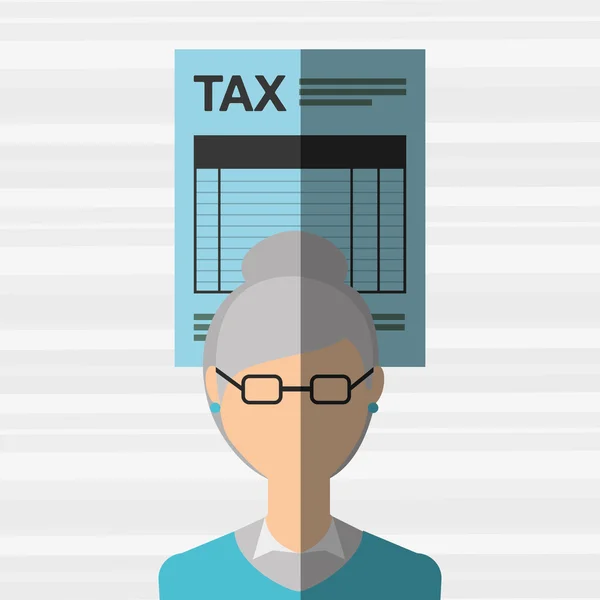 Diseño de tiempo de impuestos — Archivo Imágenes Vectoriales
